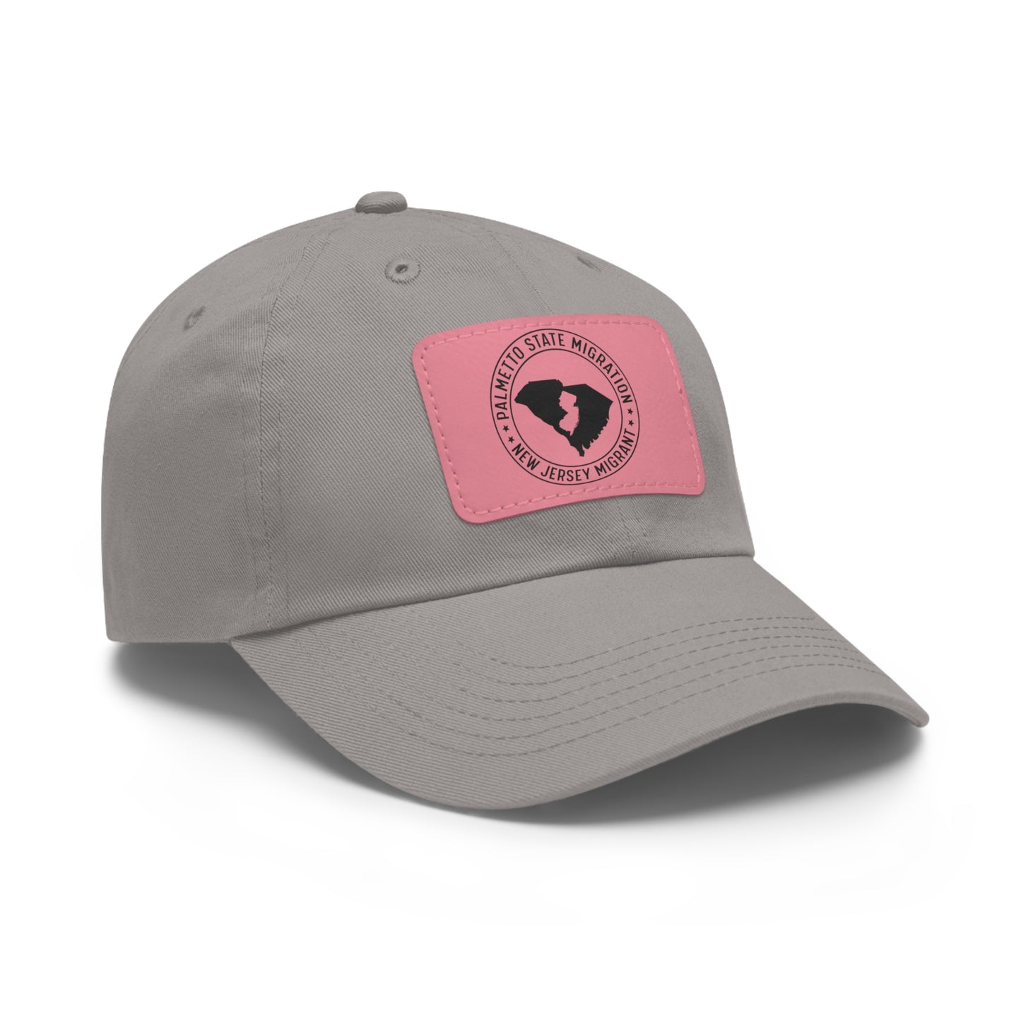 New Jersey Migrant Dad Hat with Leather Patch