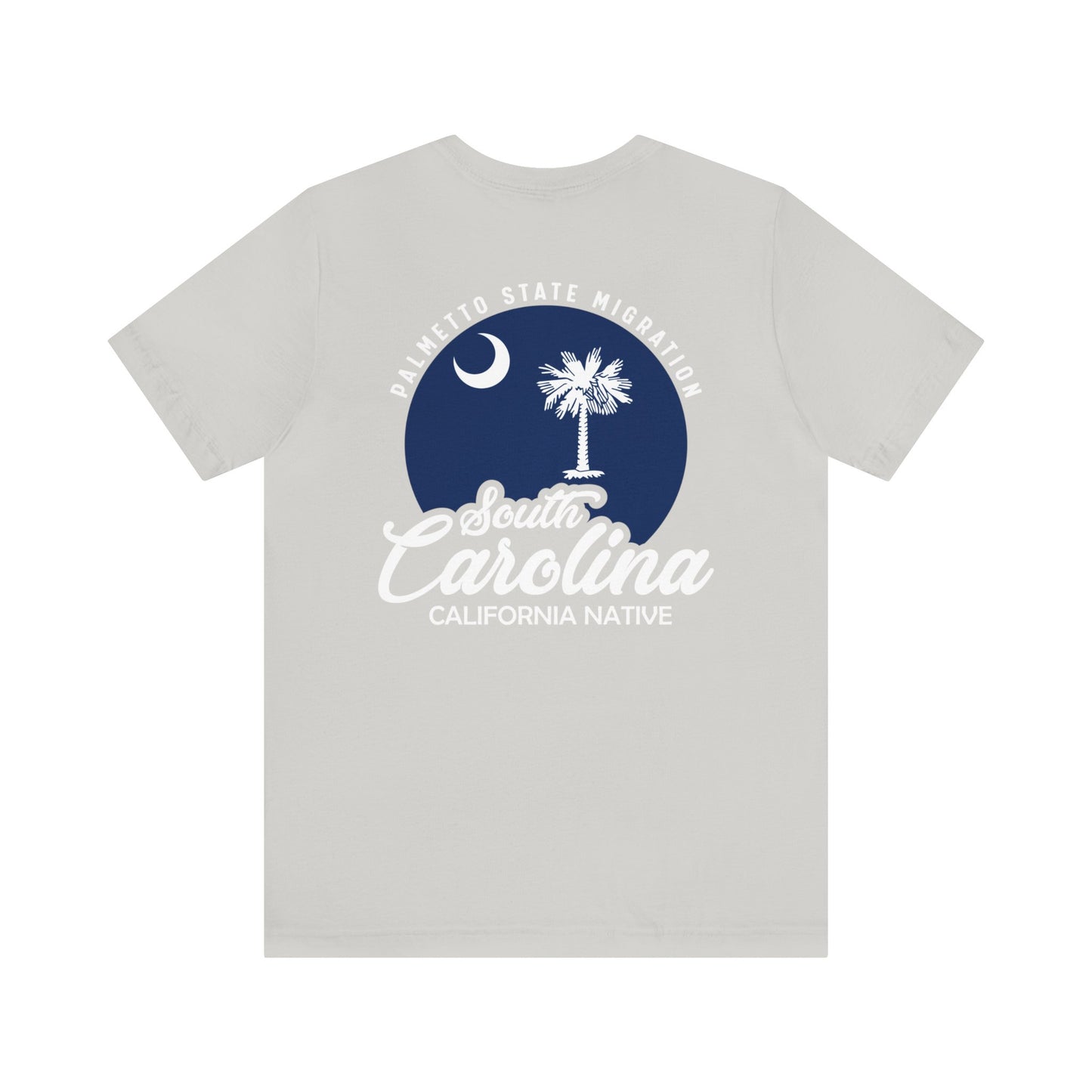 California Native V Front & Back Print Short Sleeve Tee