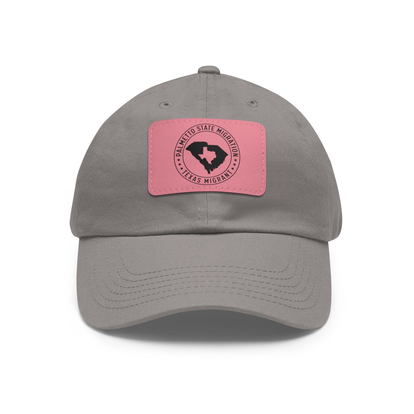 Texas Migrant Dad Hat with Leather Patch