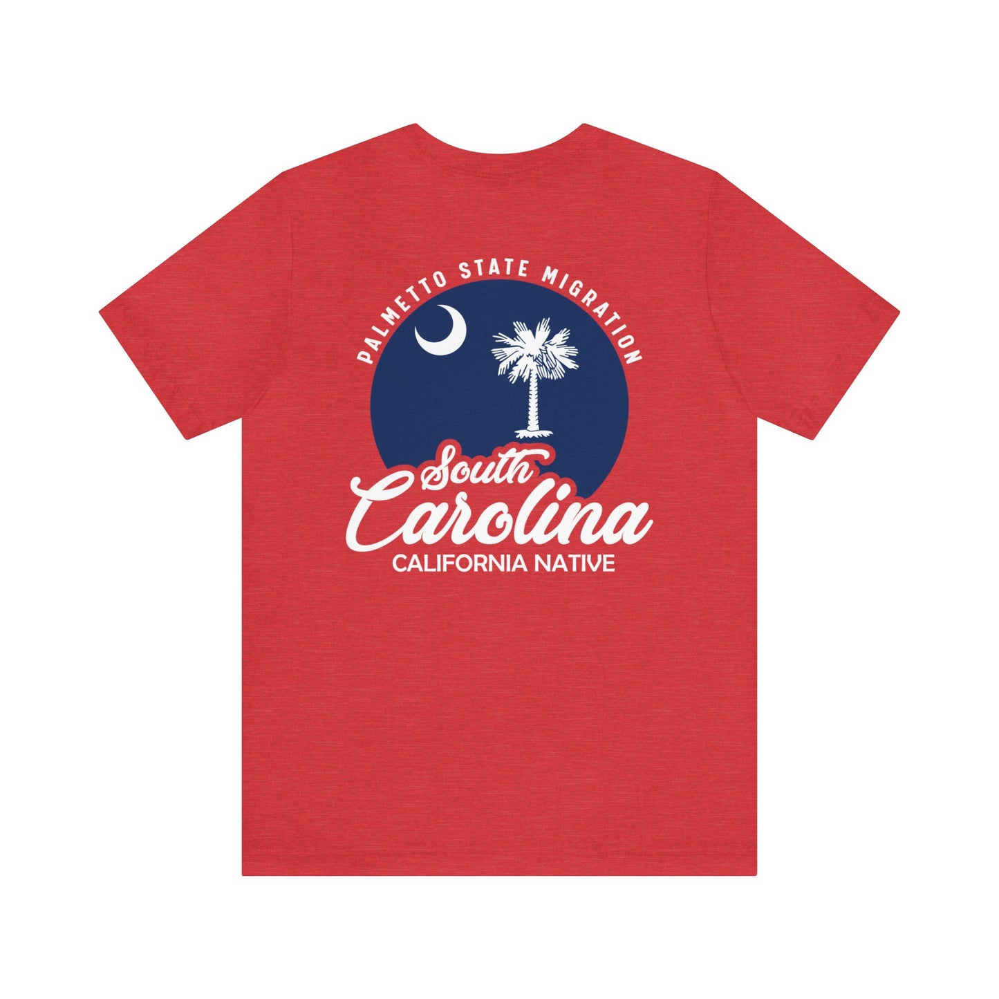 California Native V Front & Back Print Short Sleeve Tee