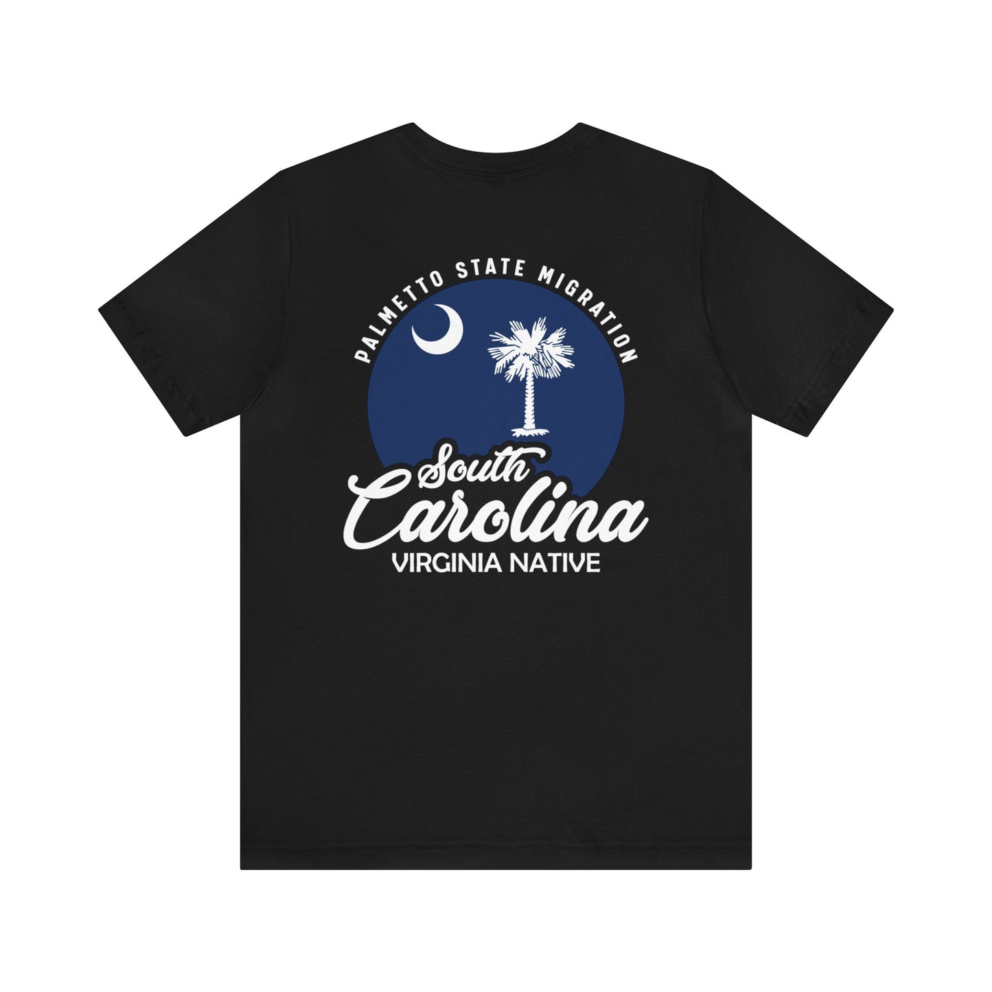 Virginia Native V Front & Back Print Short Sleeve Tee