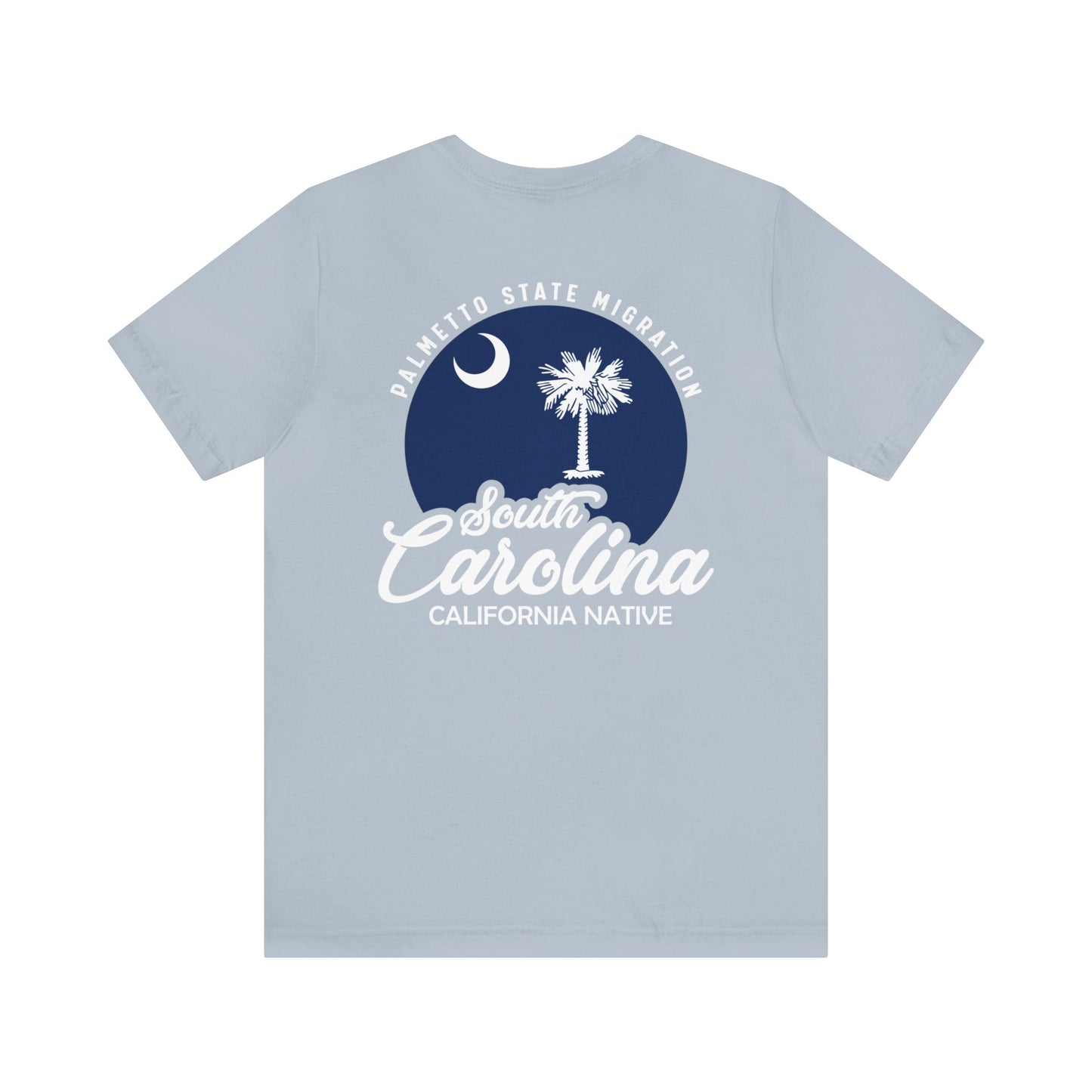 California Native V Front & Back Print Short Sleeve Tee