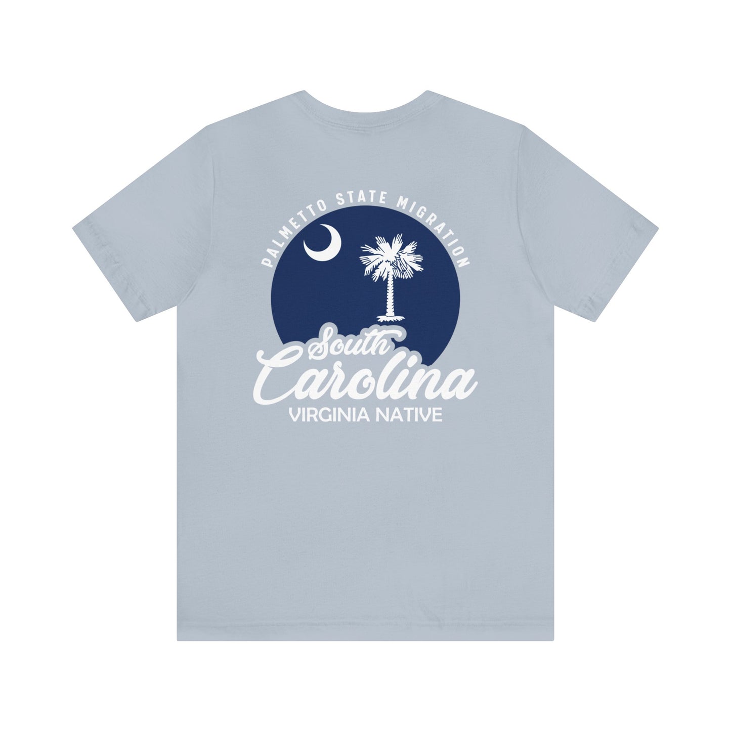 Virginia Native V Front & Back Print Short Sleeve Tee