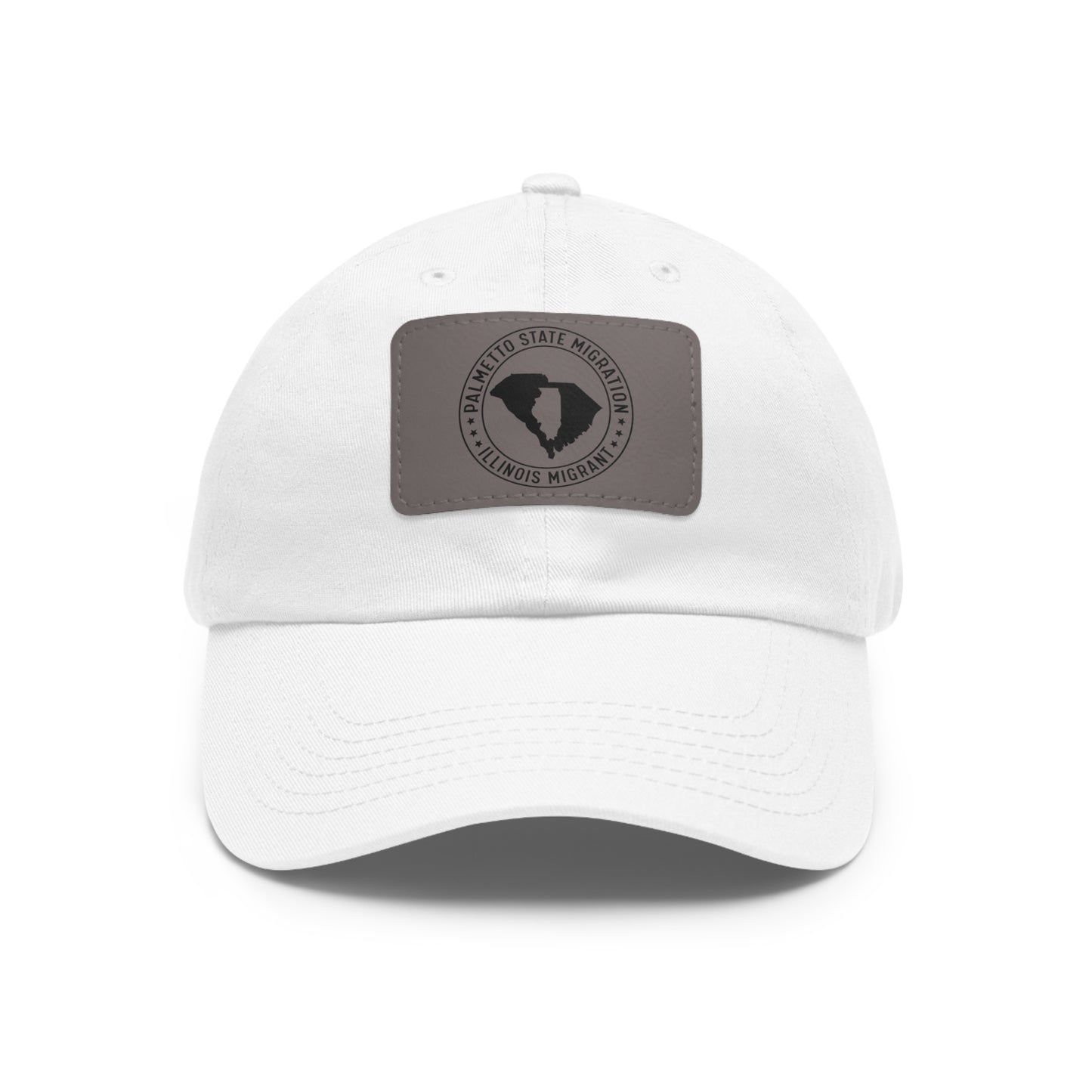 Illinois Migrant Dad Hat with Leather Patch