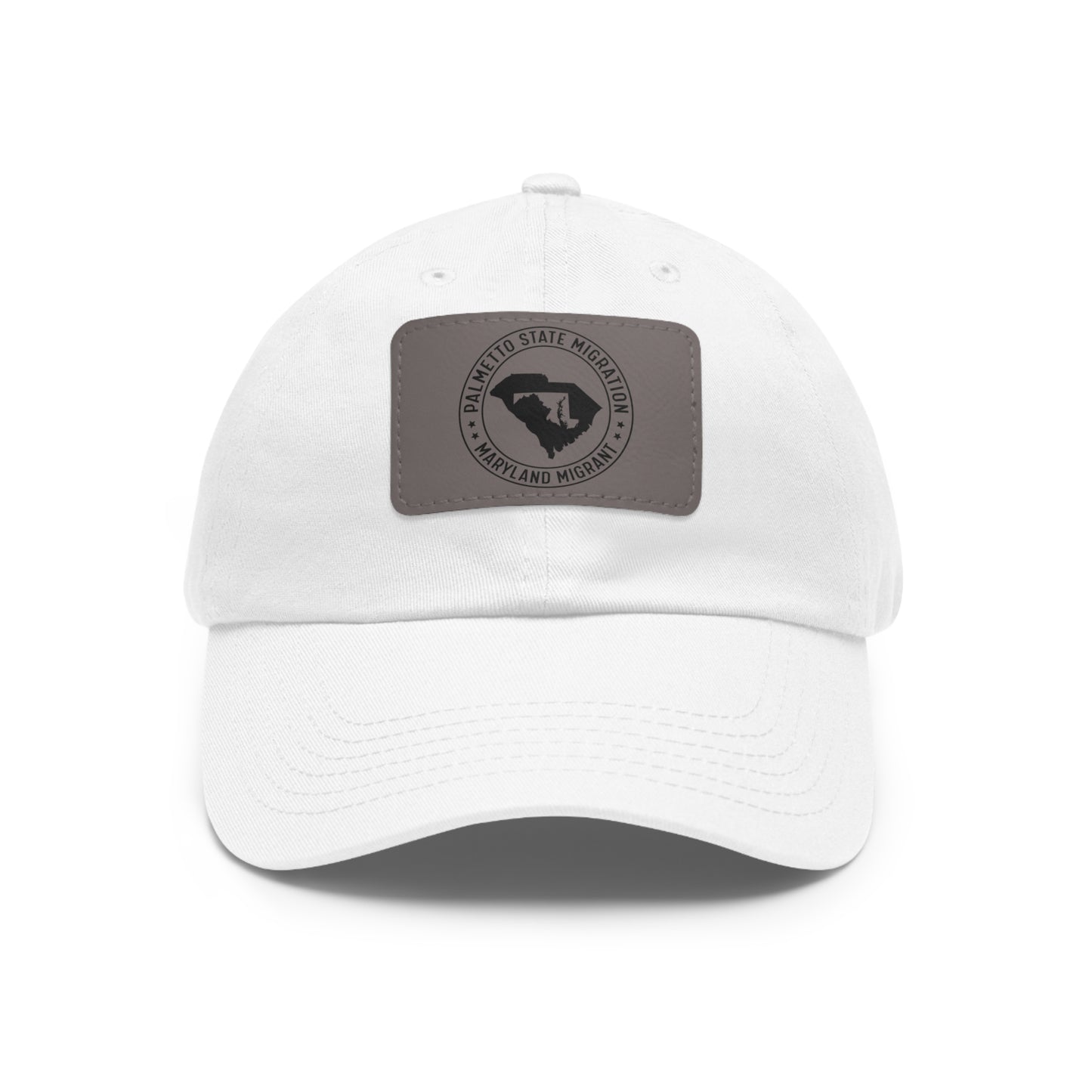 Maryland Migrant Dad Hat with Leather Patch