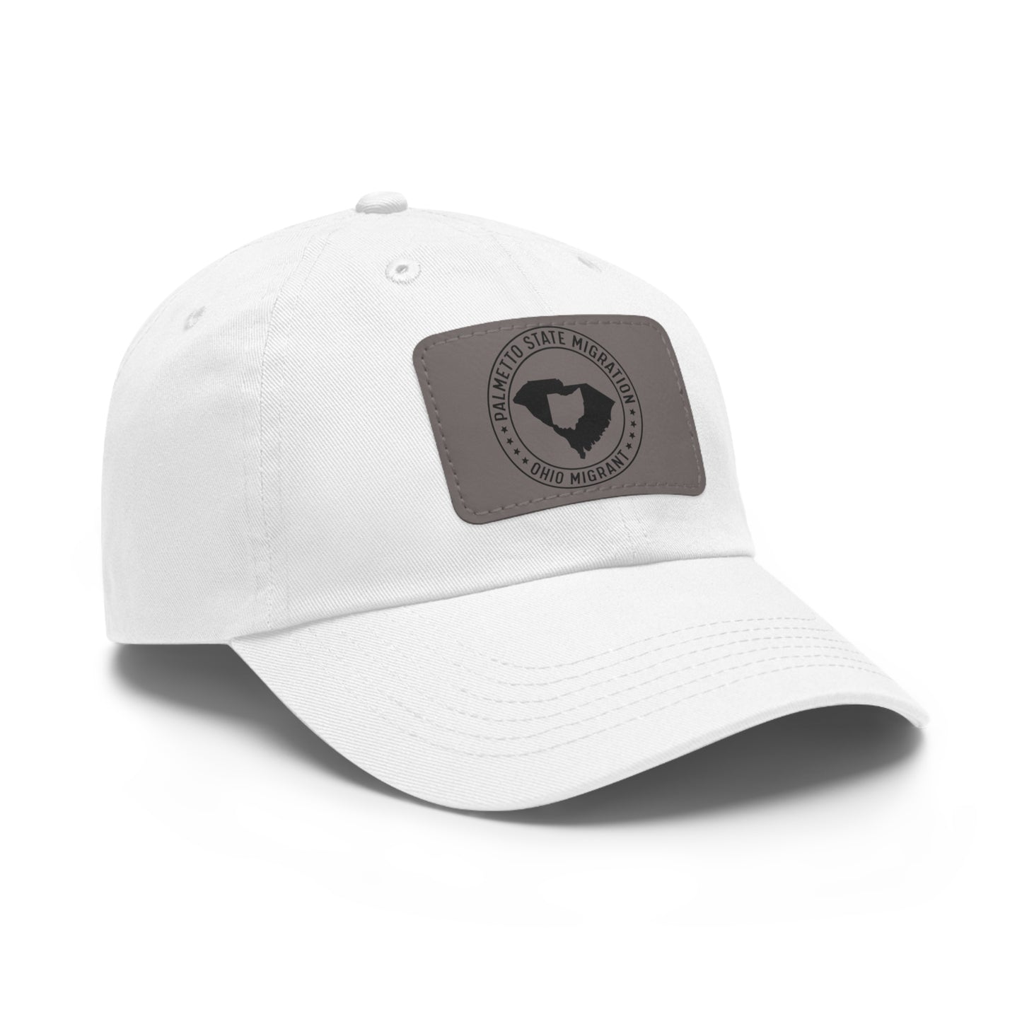 Ohio Migrant Dad Hat with Leather Patch