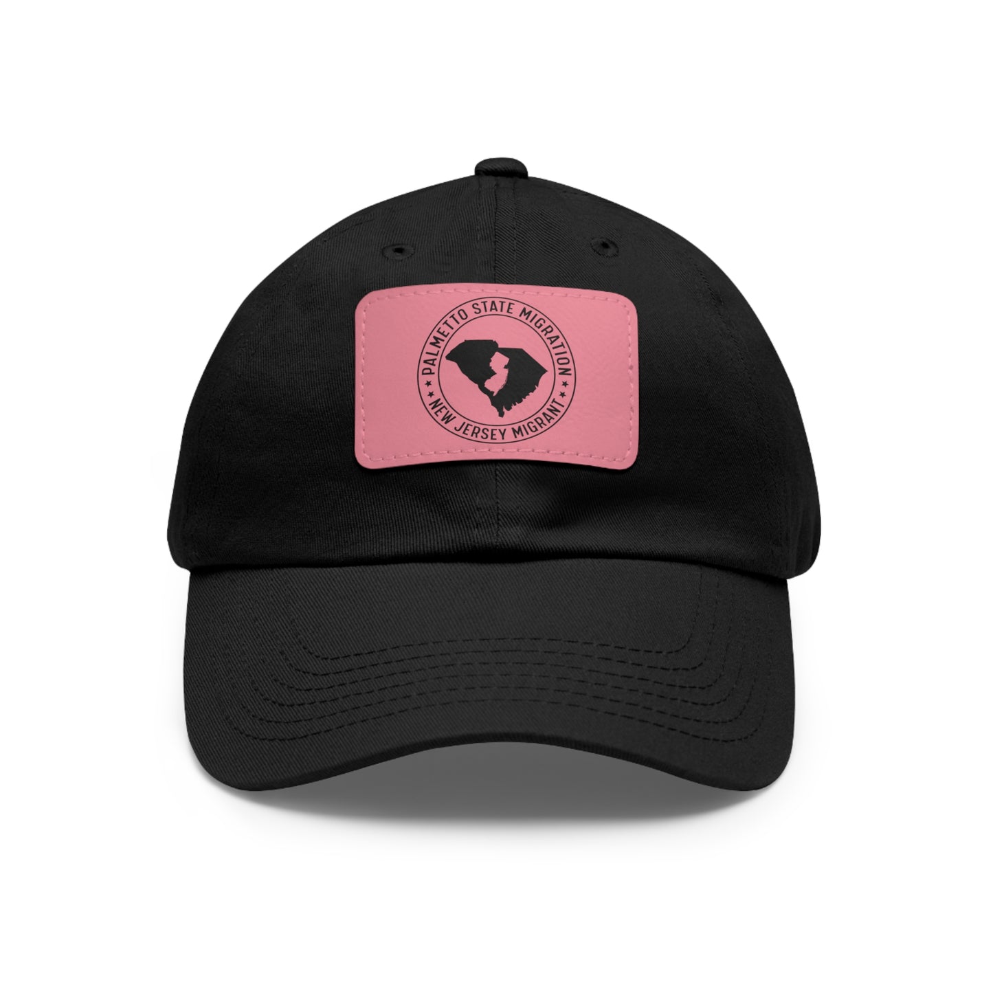 New Jersey Migrant Dad Hat with Leather Patch