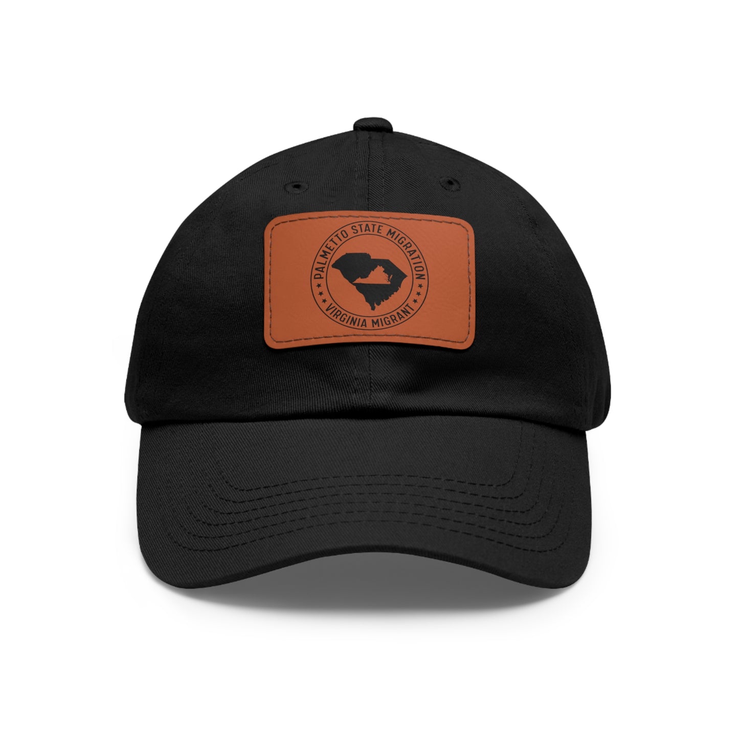 Virginia Migrant Dad Hat with Leather Patch