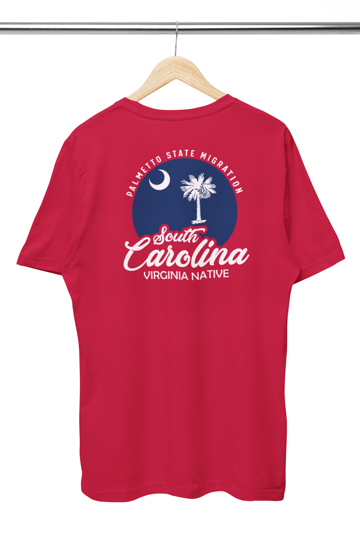 Virginia Native V Front & Back Print Short Sleeve Tee